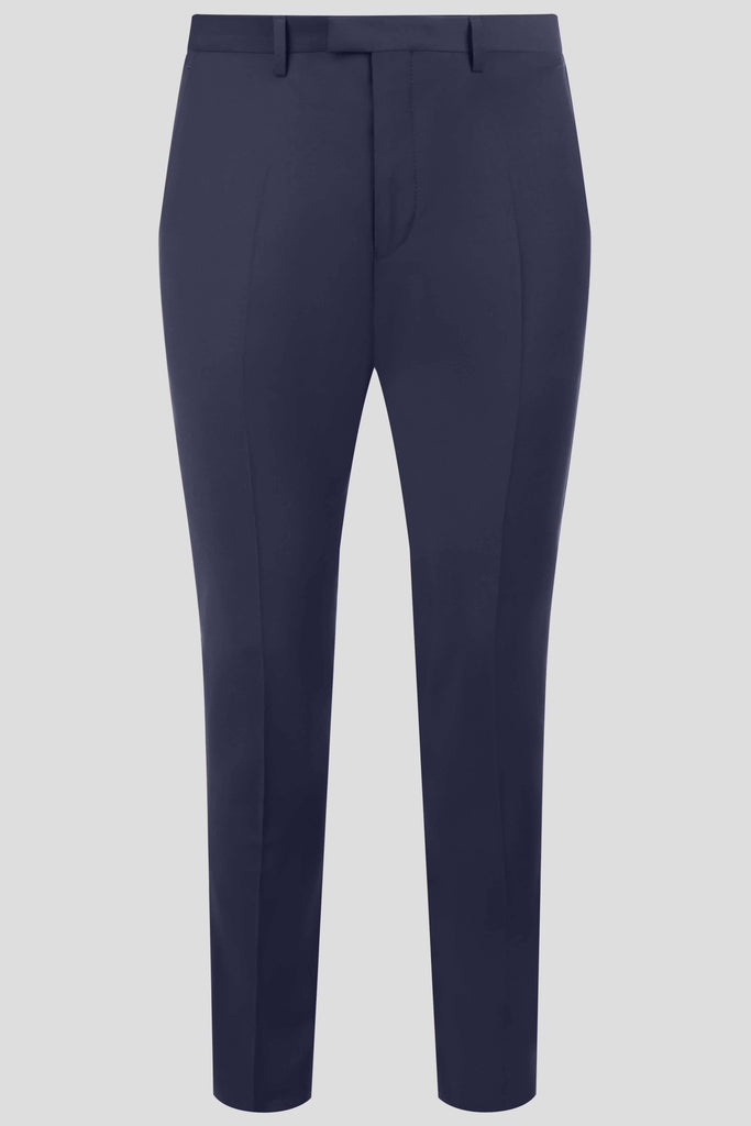 Twisted Tailor Ellroy Skinny Fit Navy Blue Suit Trousers